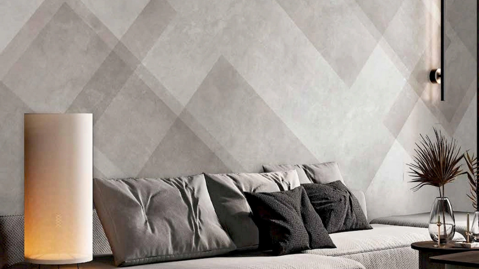 Carta da parati Black 3D di Pintdecor
