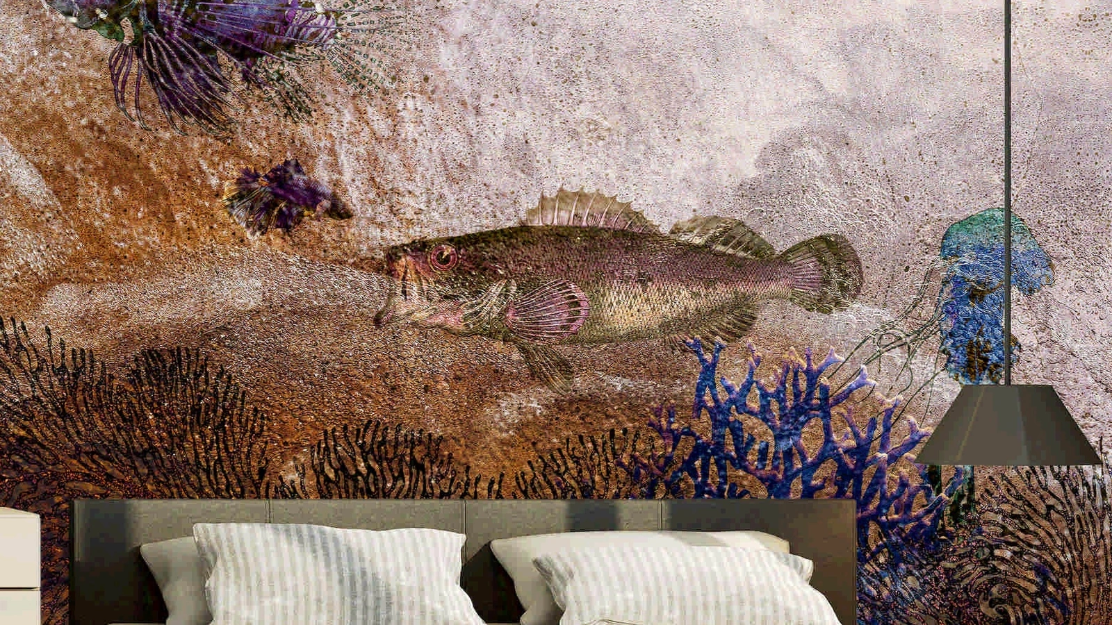 Carta da parati Deep Blue di Pintdecor