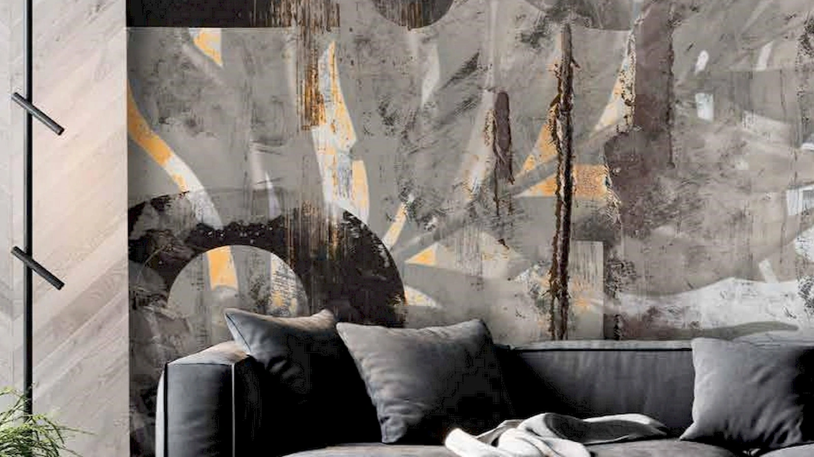 Carta da parati Foglie Al Vento di Pintdecor