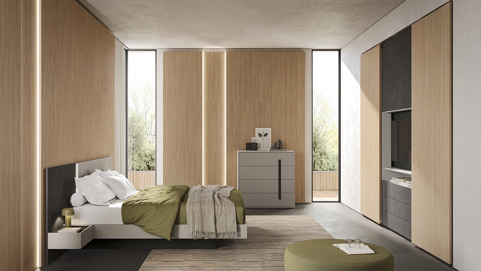 Armadio Concreta N102 di Colombini Casa
