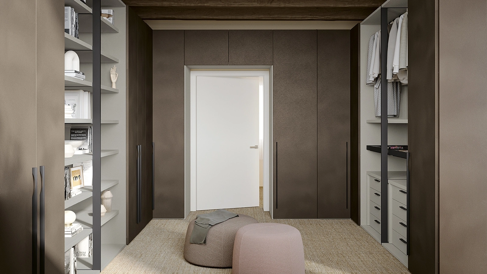 Cabina Armadio Concreta U111 di Colombini Casa