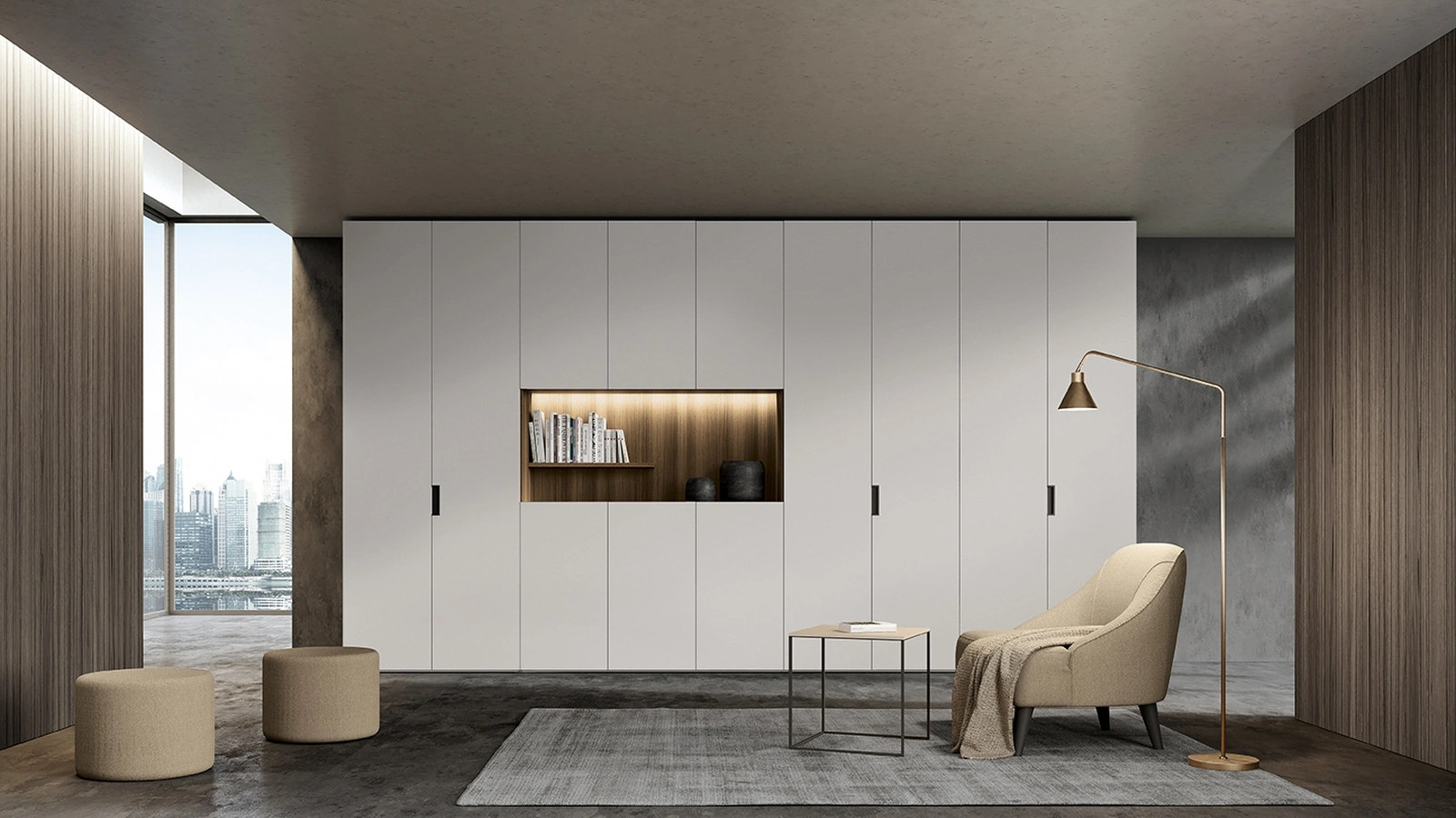 Armadio Concreta W107 di Colombini Casa