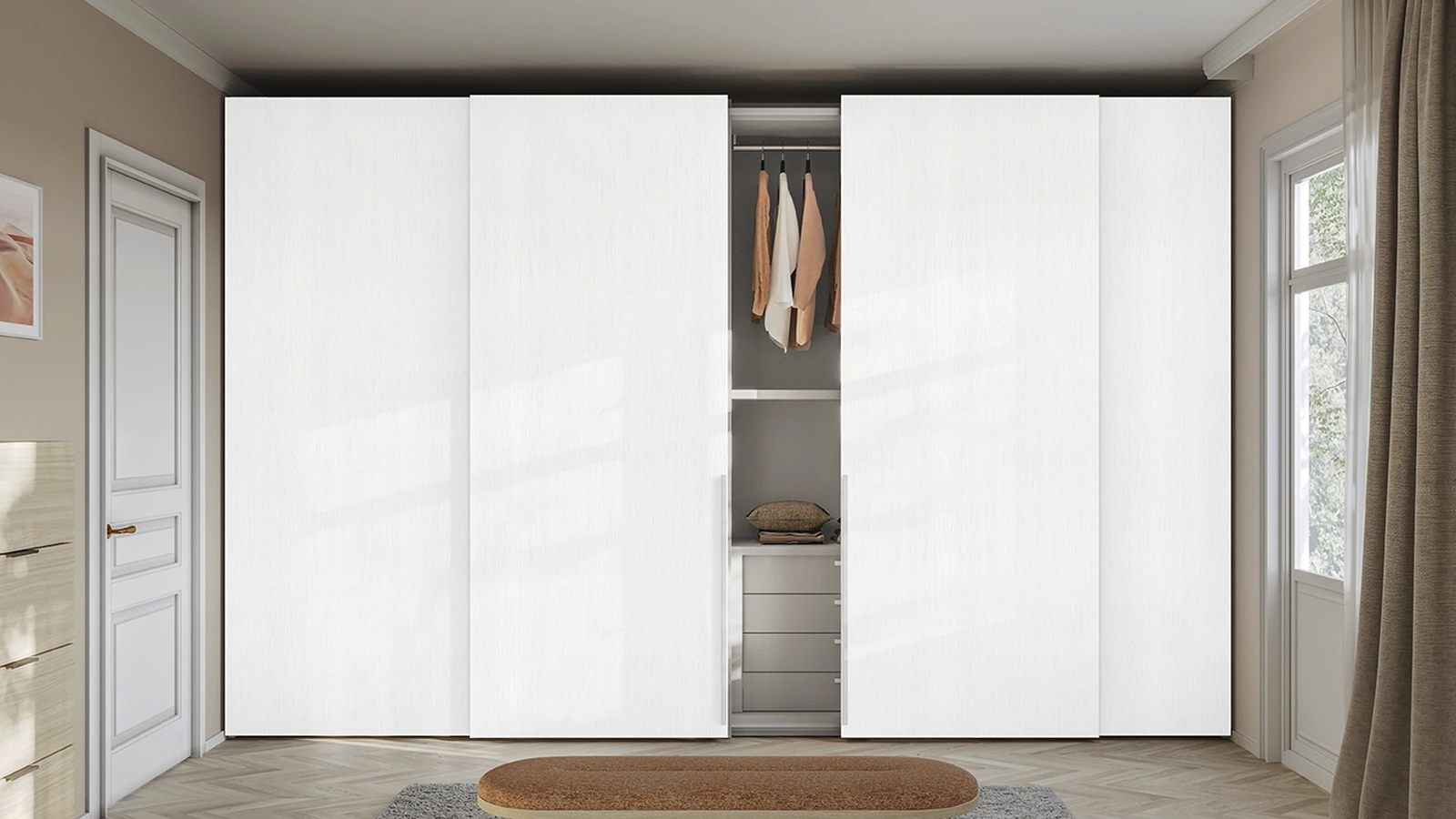Armadio Concreta W120 di Colombini Casa