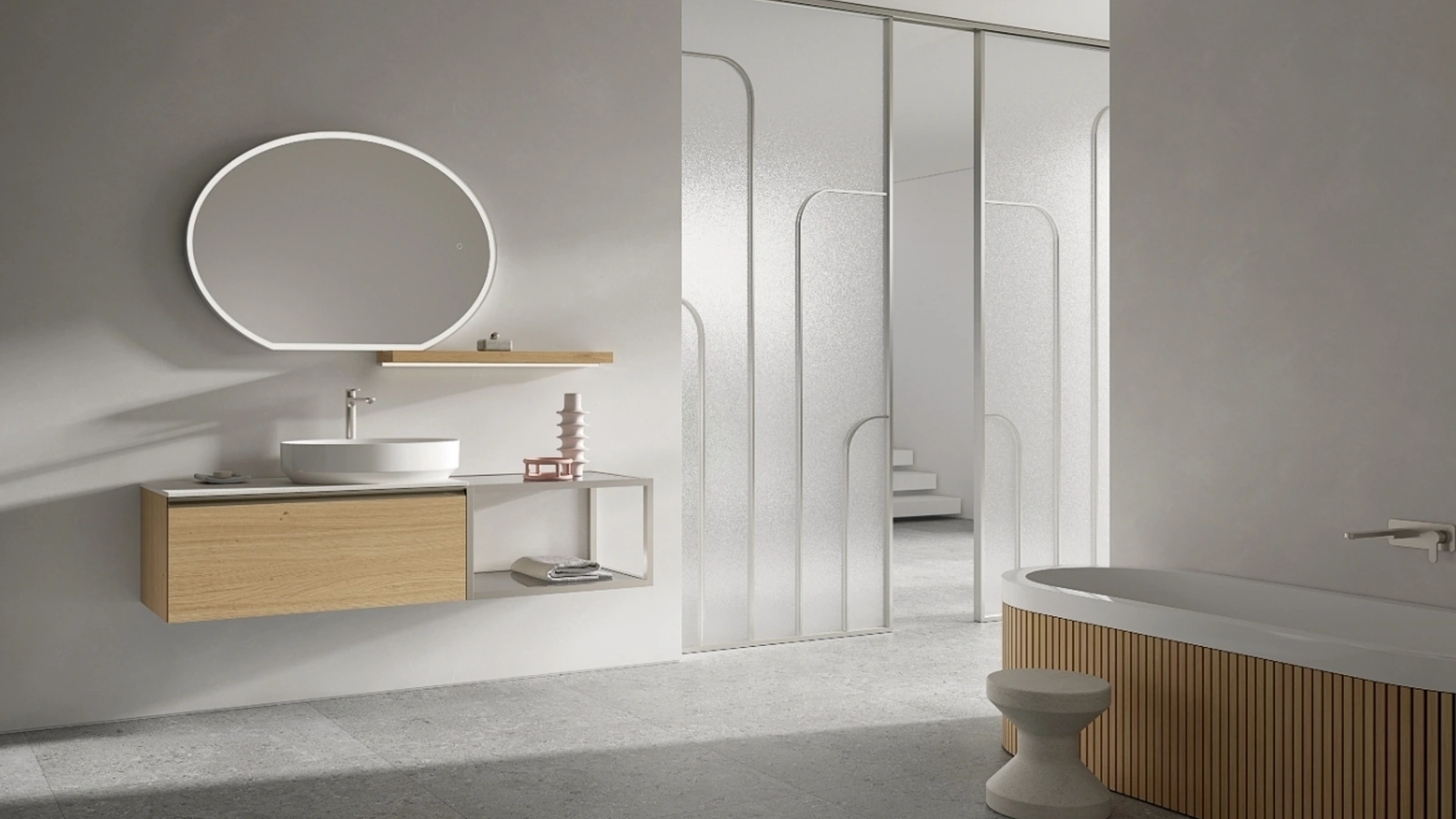 Mobile da Bagno sospeso BIK BK10 di Compab