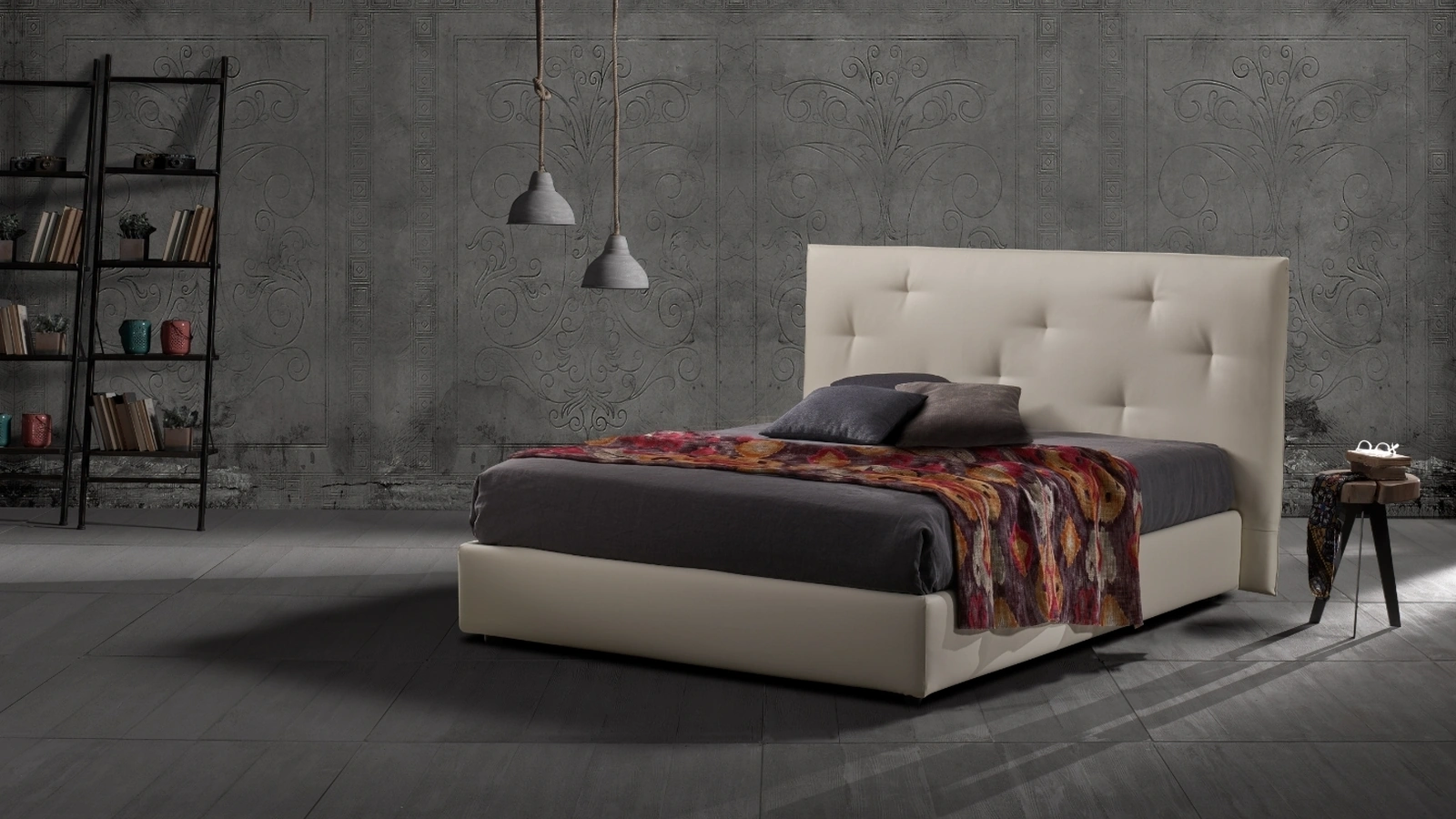 Letto Raul con box contenitore di Excò