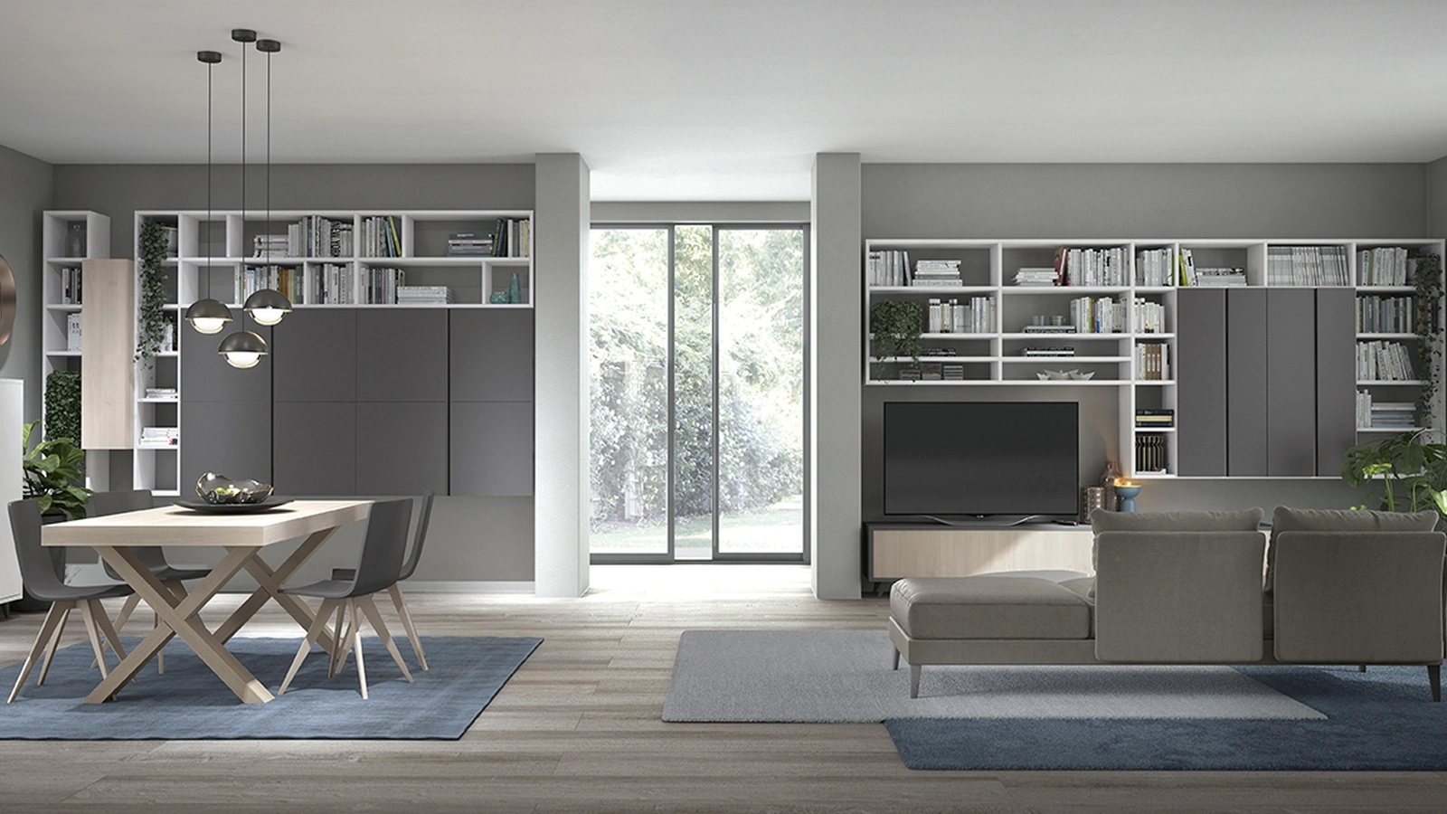 Libreria Golf Infinity A107 di Colombini Casa