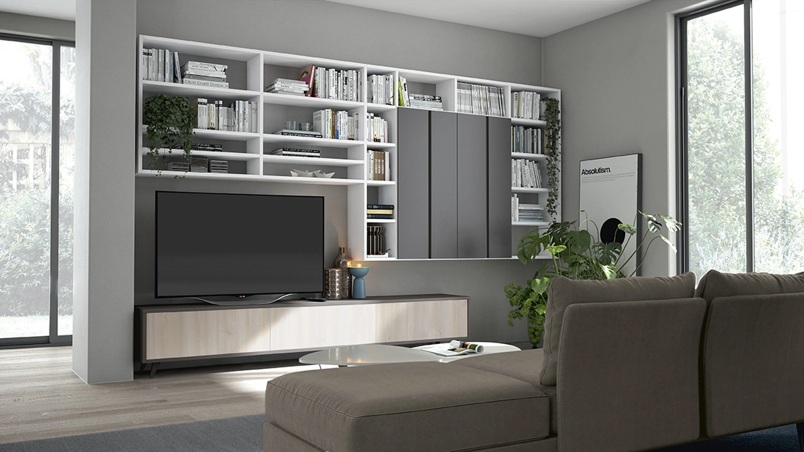Libreria Golf Infinity A107 di Colombini Casa