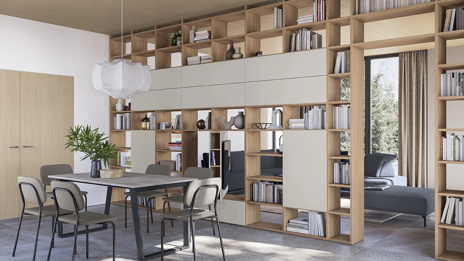 Libreria Infinity L118 di Colombini Casa