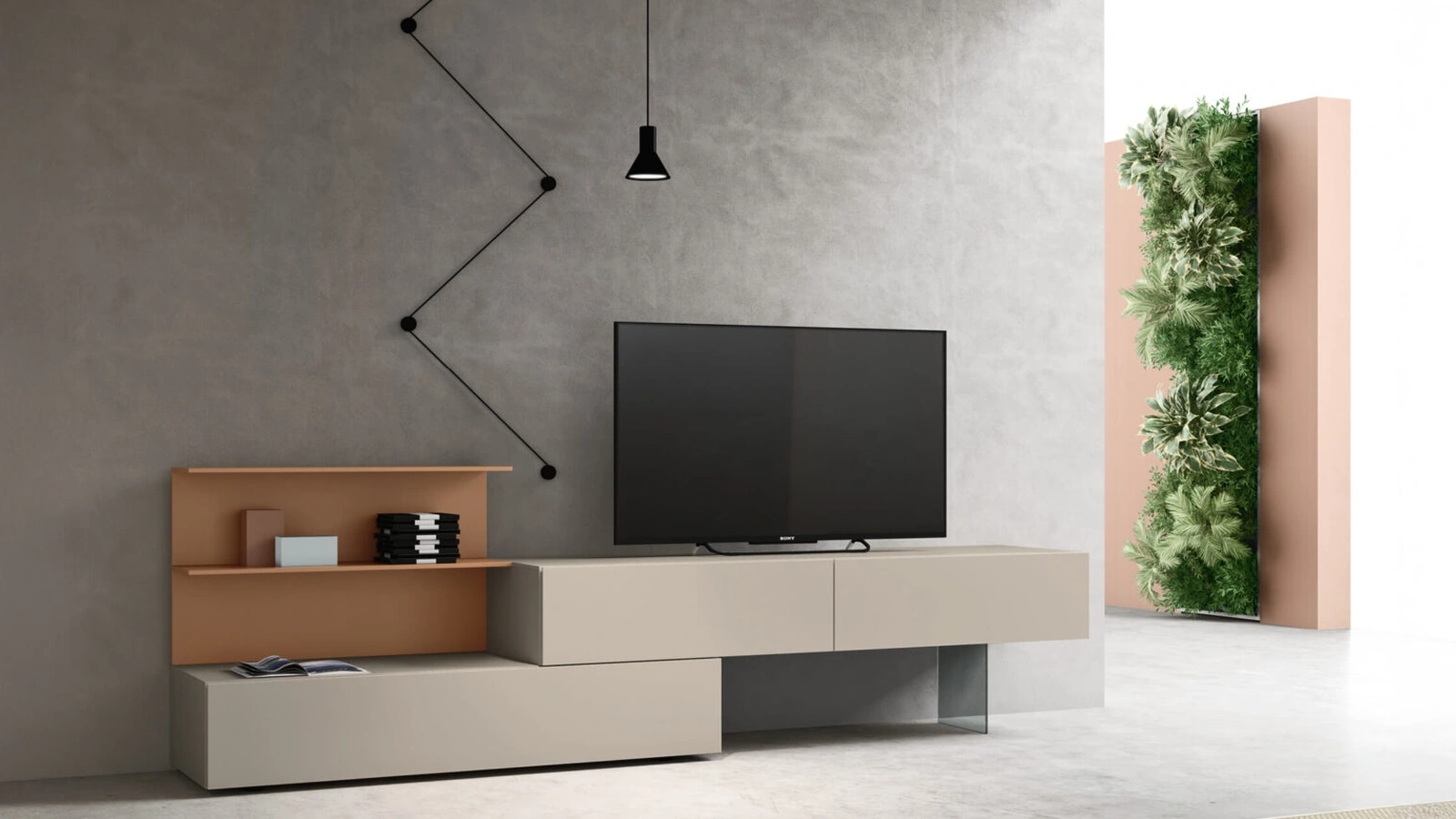 Mobile Porta Tv a terra sm2353 di Maronese