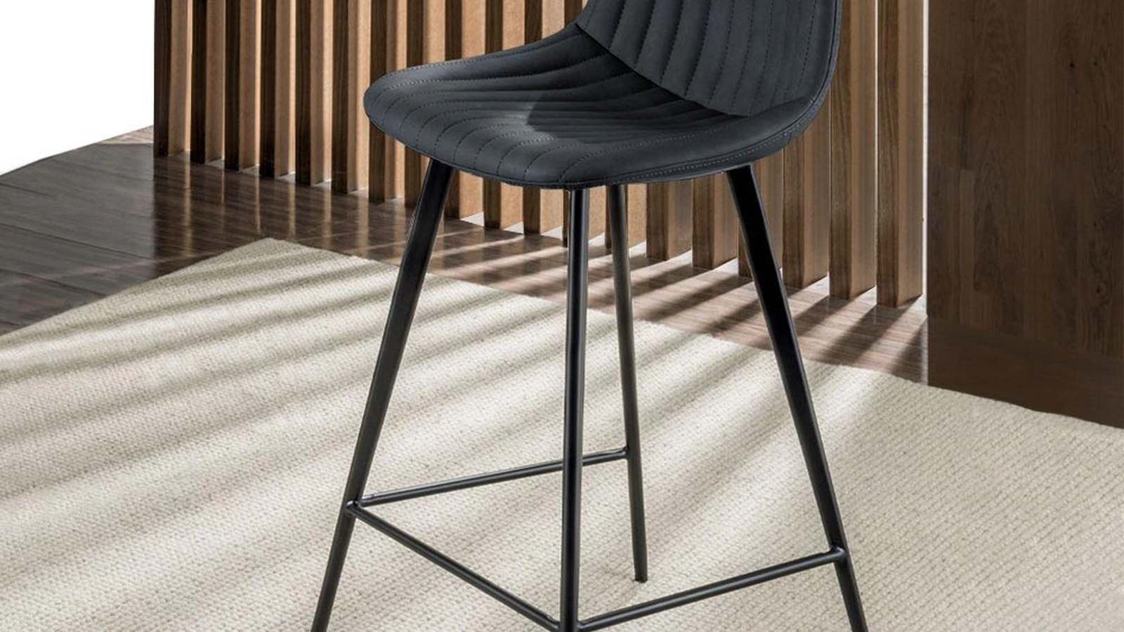 Sgabello Cinquecento Stool 4 gambe 80 di La Seggiola