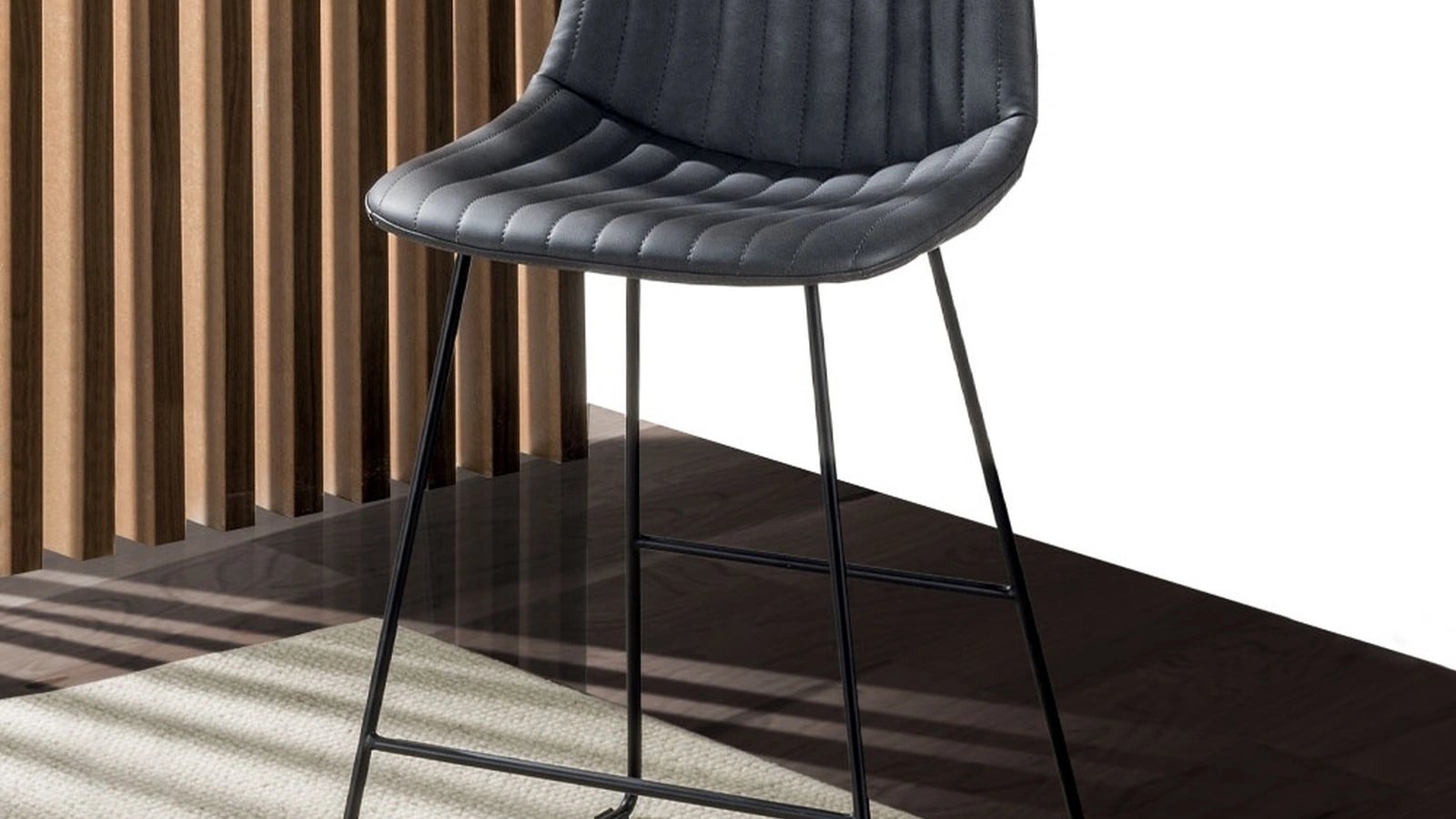 Sgabello Cinquecento Stool a slitta di La Seggiola