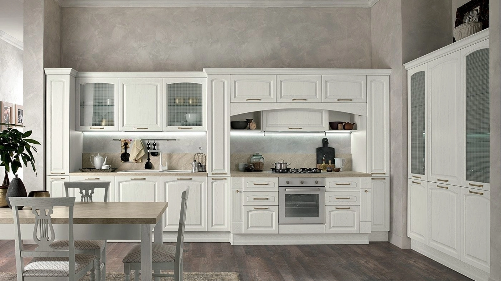 Cucina Classica ad angolo Mida 02 di Colombini Kitchen