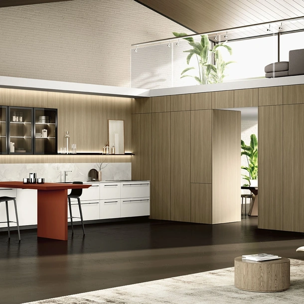 Cucina Moderna con penisola Lungomare 08 di Colombini Kitchen
