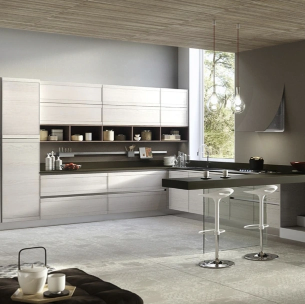 Cucina Moderna con penisola Zoe 07 di Ar-Tre